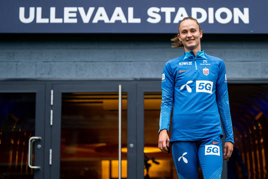 Caroline Graham Hansen of the Norwegian women's national