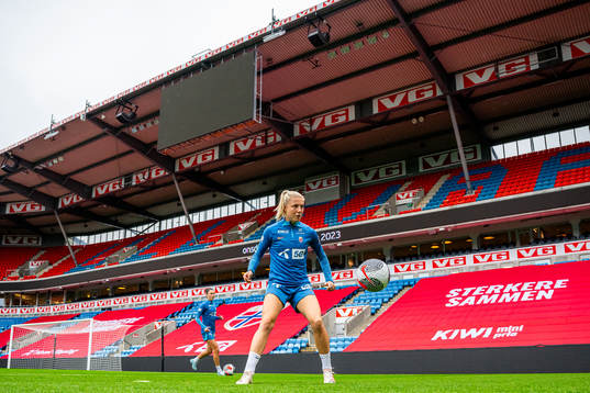 Sophie Román Haug of the Norwegian women's national
