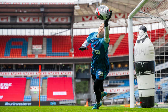 Goalkeeper Cecilie Fiskerstrand of the Norwegian women's