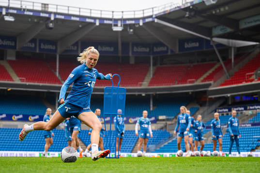Sophie Román Haug of the Norwegian women's national