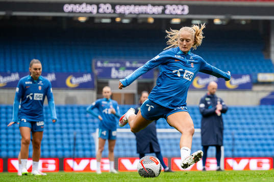 Amalie Eikeland of the Norwegian women's national football