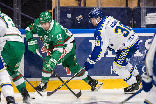 Rögles Brady Ferguson och Leksands Olle Alsing