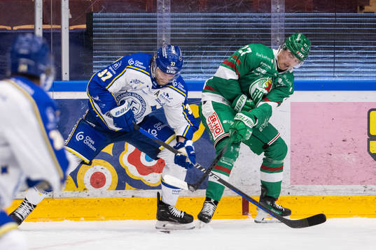 Leksands Anton Lindholm och Rögles Linus Sjödin