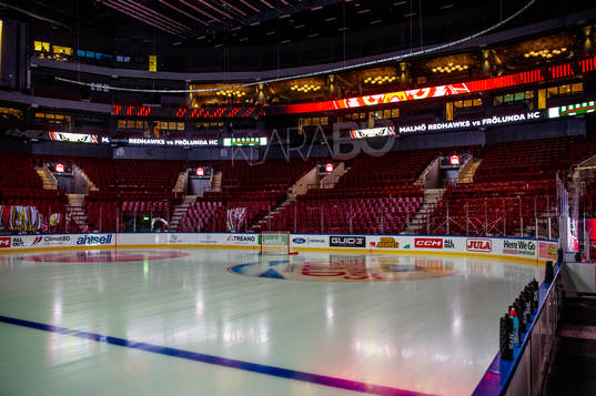 Malmö arena innan ishockeymatchen i SHL mellan Malmö