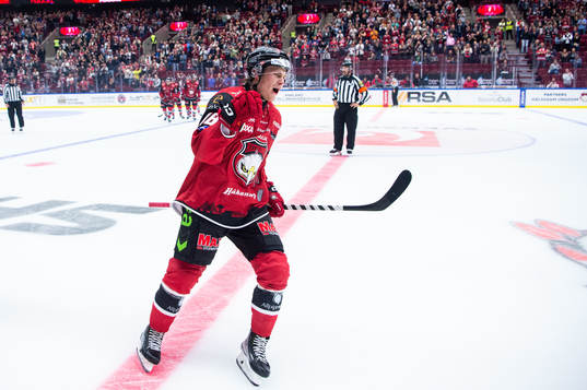 Malmö Redhawks Lauri Pajuniemi jublar