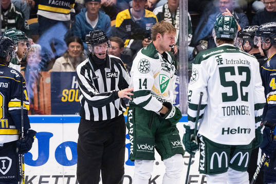 Färjestads Victor Ejdsell tilldelas matchstraff