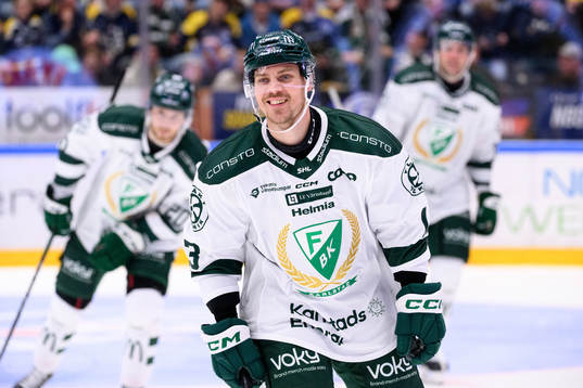 Färjestads Joel Kellman jublar