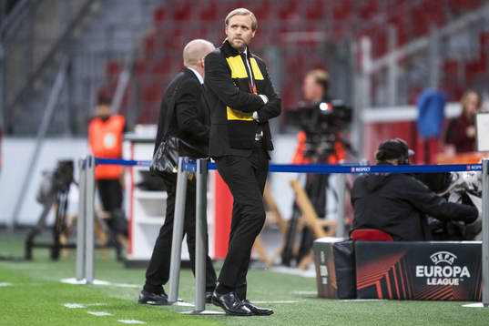 Marcus Jodin, CEO of Häcken, ahead the UEFA Europa League