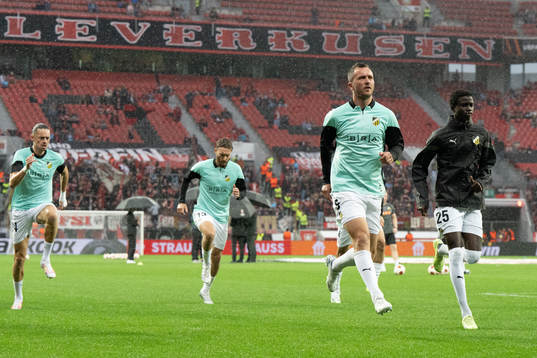 Amor Layouni, Simon Sandberg, Even Hovland and Abdoulaye