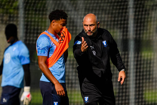 Malmö FFs Joseph Ceesay och Jonnie Fedel