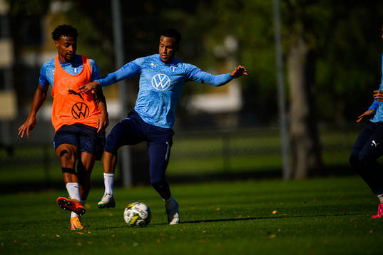 Malmö FFs Joseph Ceesay och Martin Olsson