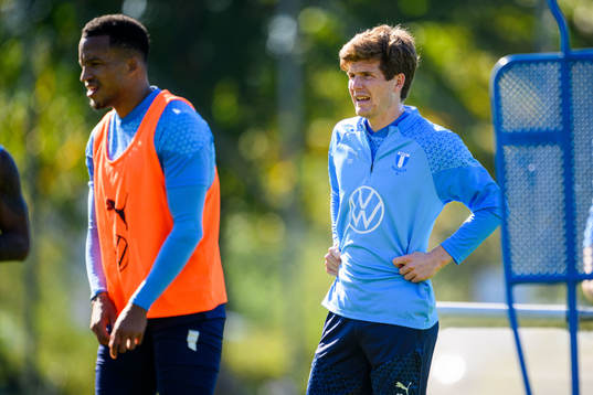 Malmö FFs Martin Olsson och Oliver Berg