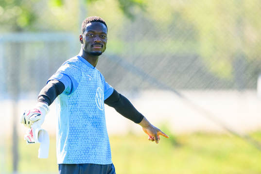 Malmö FFs målvakt Ismael Diawara