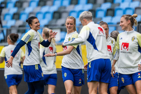 Goalkeeper Zecira Musovic, Amanda Ilestedt, Filippa