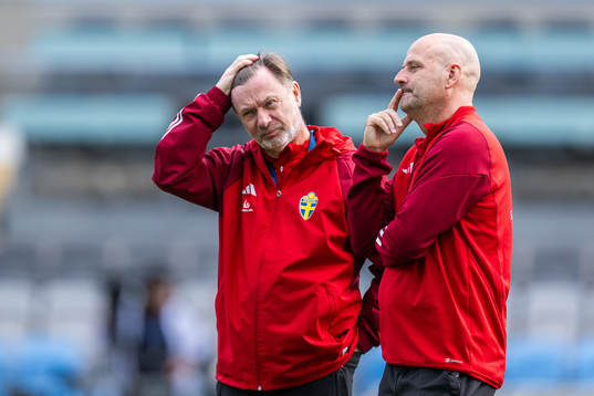 Head coach Peter Gerhardsson and assistant coach Magnus