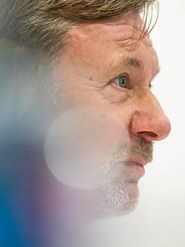 Head coach Peter Gerhardsson