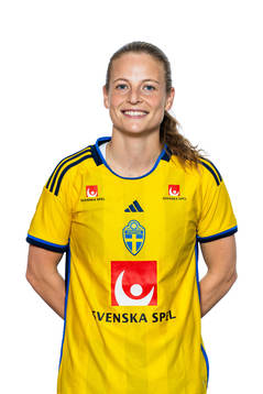 Anna Anvegård of the Swedish women's national football