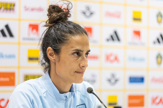 Head coach Montse Tomé of the Spanish Women's national