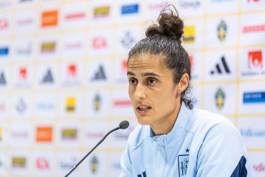 Head coach Montse Tomé of the Spanish Women's national