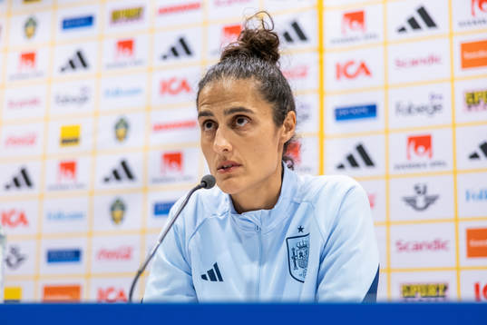 Head coach Montse Tomé of the Spanish Women's national