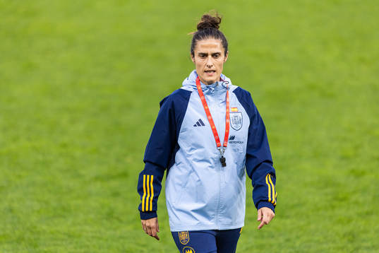 Head coach Montse Tomé of the Spanish women's national