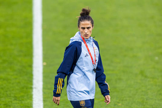 Head coach Montse Tomé of the Spanish women's national