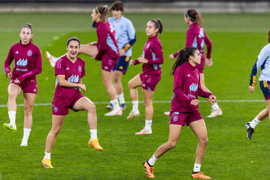 Players of the Spanish women's national football team
