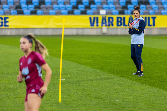 Head coach Montse Tomé of the Spanish women's national