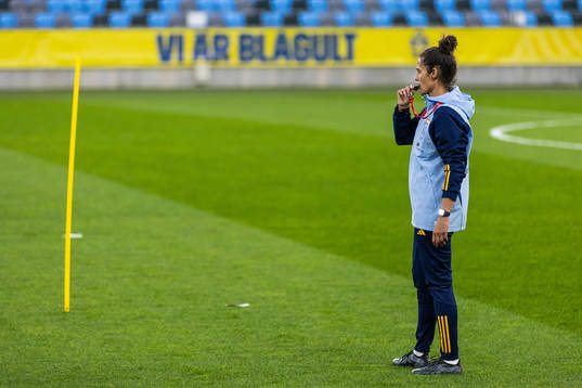 Head coach Montse Tomé of the Spanish women's national