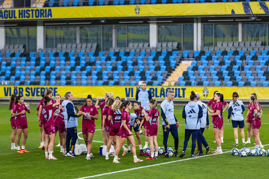 Players of the Spanish women's national football team