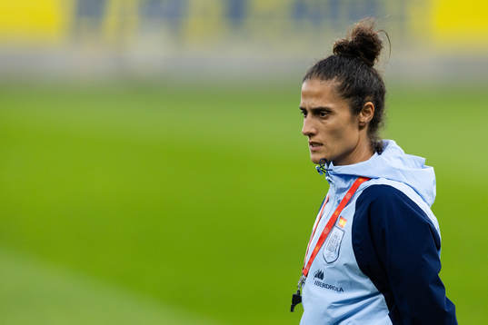 Head coach Montse Tomé of the Spanish women's national