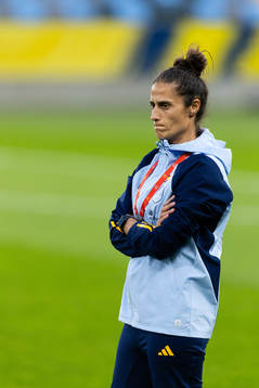 Head coach Montse Tomé of the Spanish women's national