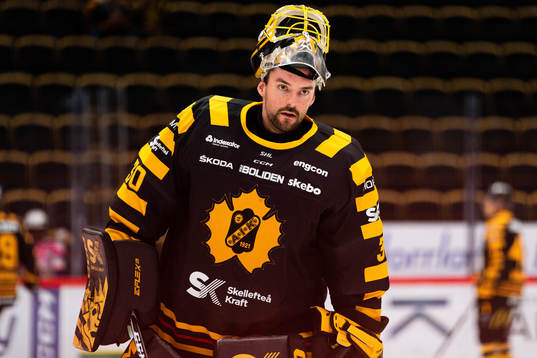 Skellefteås målvakt Gustaf Lindvall