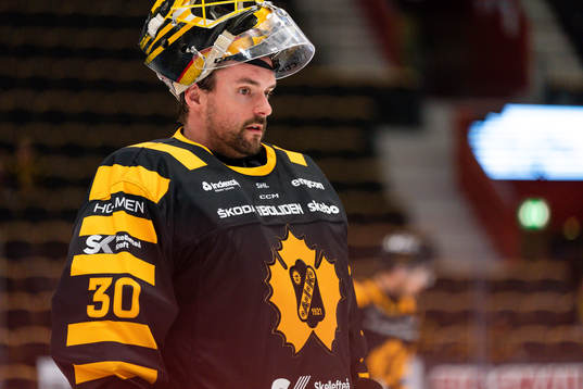 Skellefteås målvakt Gustaf Lindvall