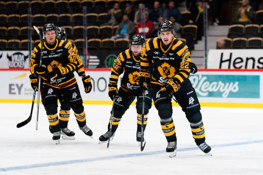 Skellefteås Anton Heikkinen , Oskar Nilsson och Jonathan