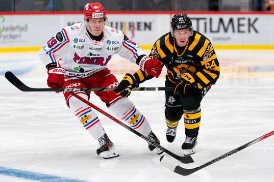 Timrås Erik Andersson och Skellefteås Jonathan Pudas