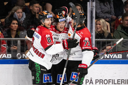 Örebros Samuel Johannesson, William Wikman och Oliver