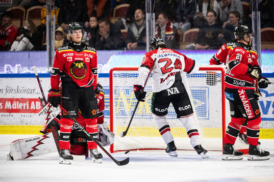 Luleås Marcus Hardegård deppar och Örebros Hannes