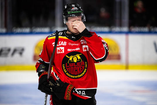 Luleås Pontus Andreasson deppar
