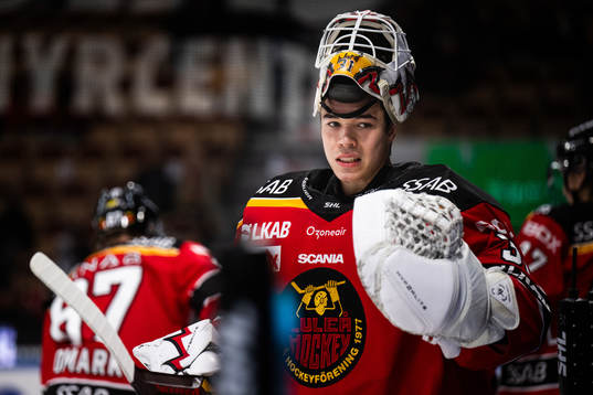 Luleås målvakt Matteus Ward