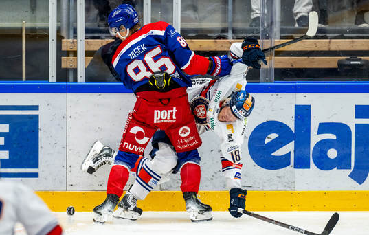 Oskarshamns Lukas Jasek och Växjös Marcus Sylvegård
