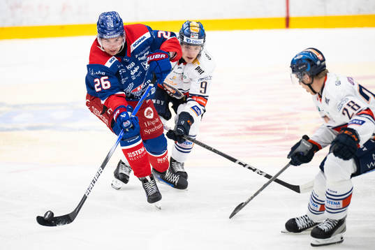 Oskarshamns Lukas Pilö och Växjös Victor Stjernborg