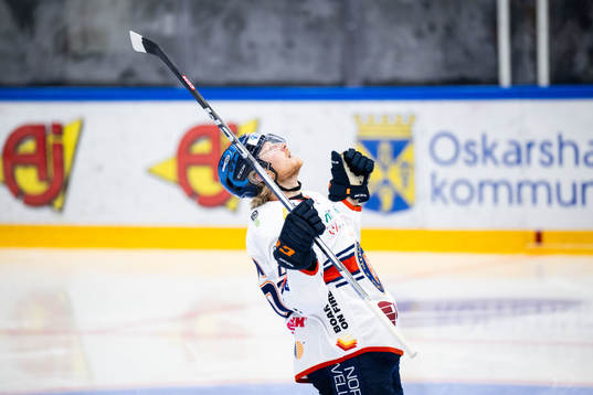 Växjös Joachim Blichfeld jublar