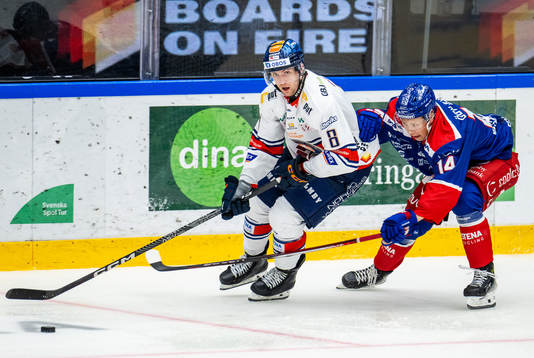 Växjös Zachary Giuttari och Oskarshamns Mikkel Oby Olsen