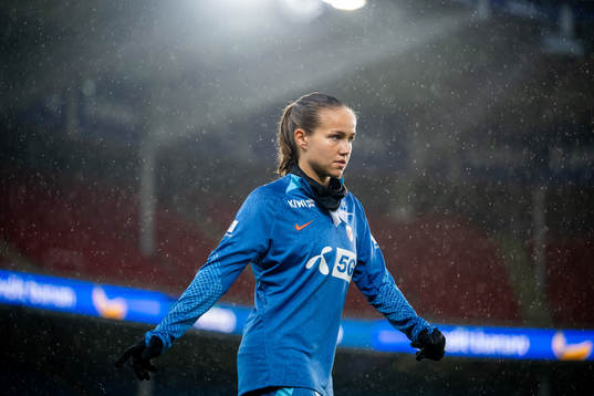 Guro Reiten of the Norwegian women's national football team