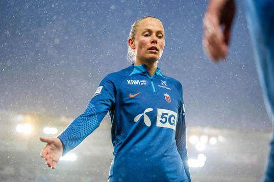 Guro Bergsvand of the Norwegian women's national football