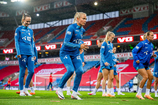 Guro Bergsvand of the Norwegian women's national football