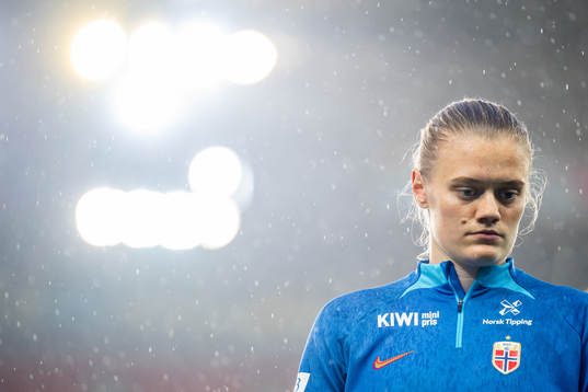 Mathilde Harviken of the Norwegian women's national