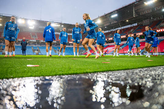 Emilie Nautnes of the Norwegian women's national football
