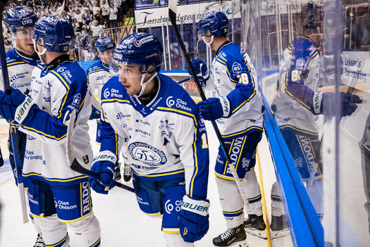 Leksands Max Veronneau jubel